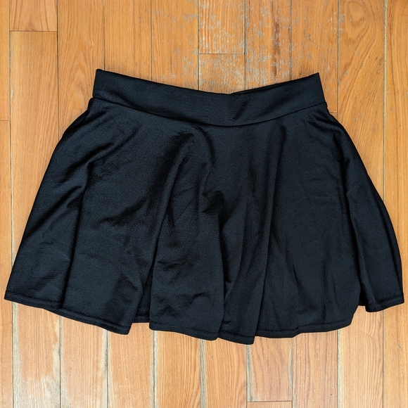 NWT Urban CoCo Black Versatile Stretchy Flared Casual Mini Skater Skirt Size XL - Picture 8 of 10